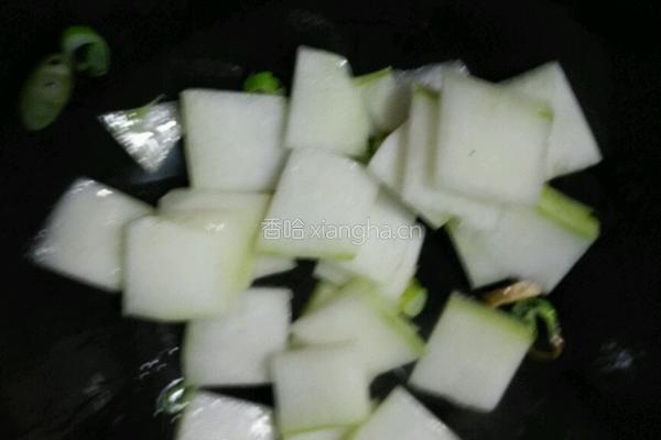 肉炒冬瓜的做法图解9