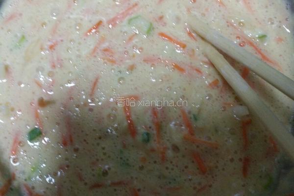 胡萝卜鸡蛋饼的做法图解6