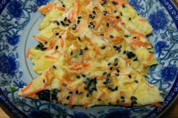 胡萝卜鸡蛋饼的做法图解16