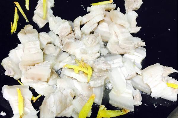 香蒜辣炒回锅肉的做法图解6