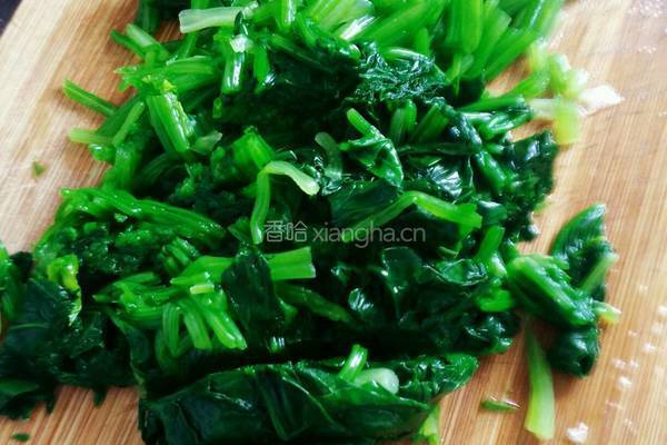 虾皮鸡蛋炒菠菜的做法图解8