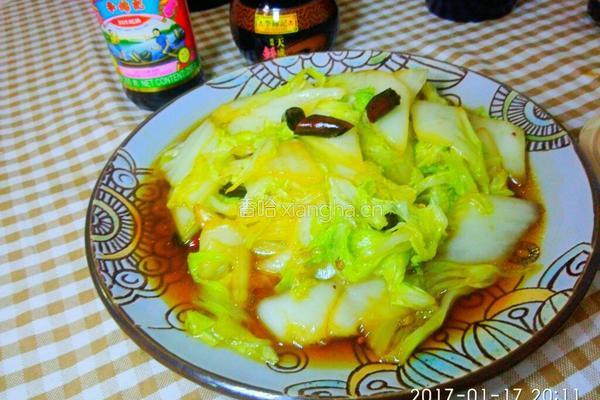 蚝油大白菜的做法图解9
