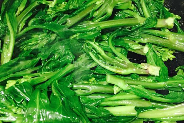 蚝油炒香水芥兰的做法图解5