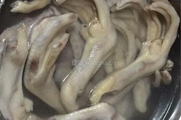 卤鸭掌的做法图解5
