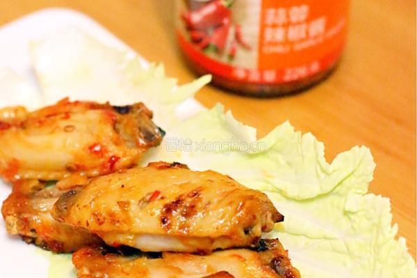 蒜蓉辣椒酱烤鸡翅的做法图解12