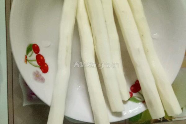 蜜汁桂花山药的做法图解3