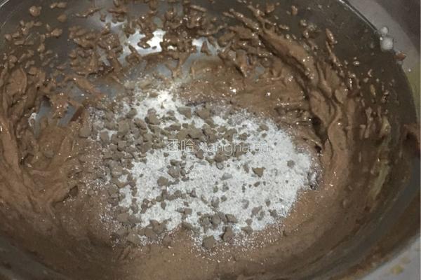 咖啡巧克力小饼干的做法图解1
