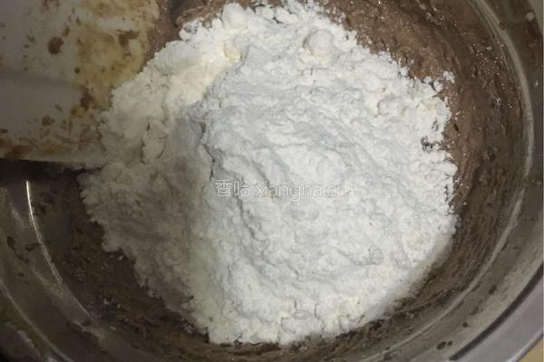 咖啡巧克力小饼干的做法图解2