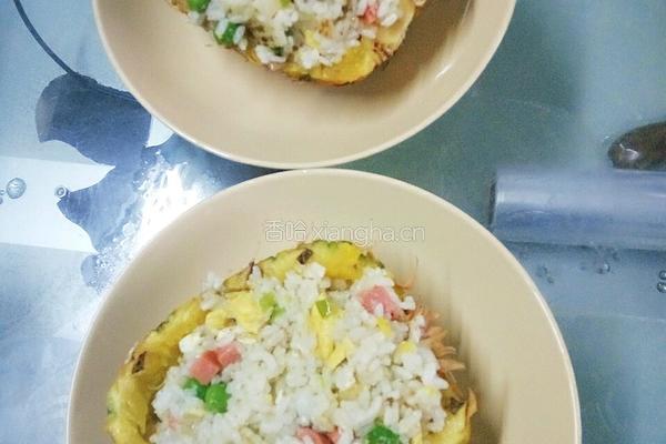 菠萝饭的做法图解4