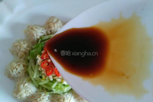 凉拌金针菇的做法图解18