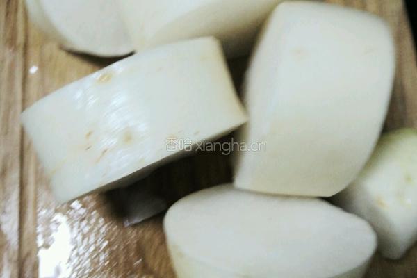 酱腌爽脆萝卜皮的做法图解1