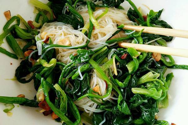 芥末菠菜的做法图解8
