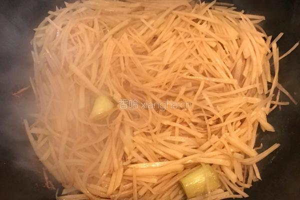 醋溜土豆丝盖饭的做法图解12