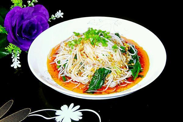 菠菜拌粉丝的做法图解8