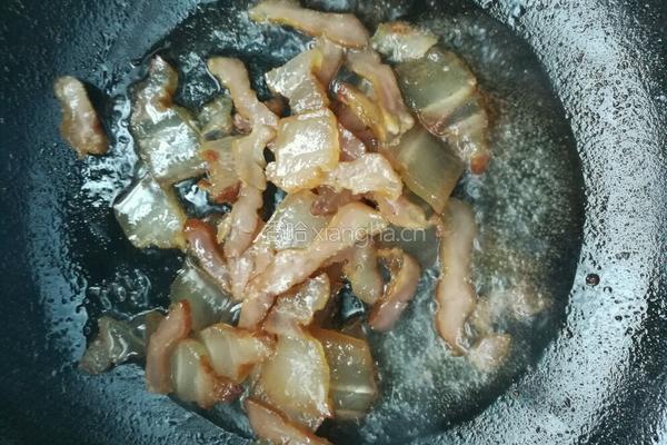 莴笋炒腊肉的做法图解4