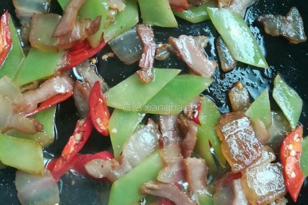 莴笋炒腊肉的做法图解6