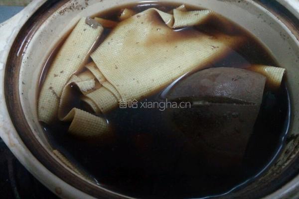卤水猪肝(卤水豆皮）的做法图解9