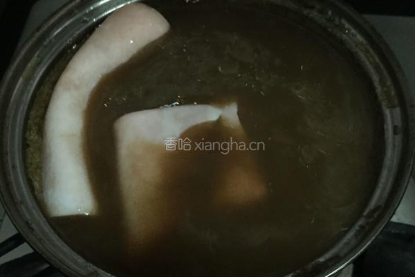 卤猪皮的做法图解3