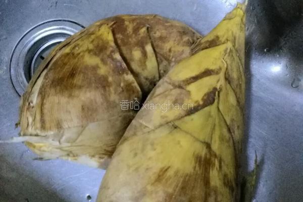 香炒冬笋的做法图解1
