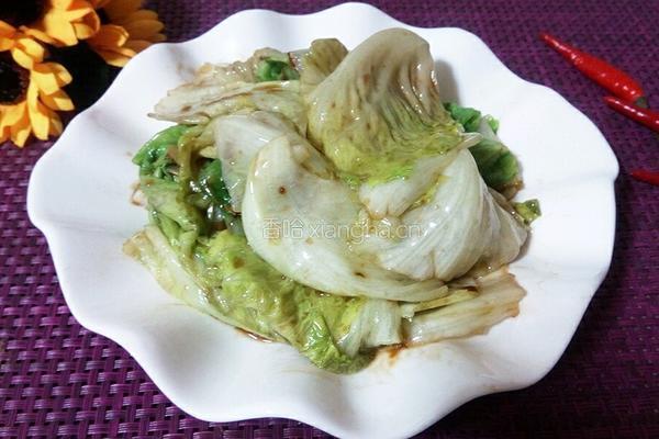 蚝油生菜的做法图解8