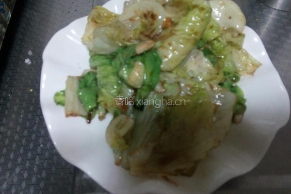 蚝油生菜的做法图解7
