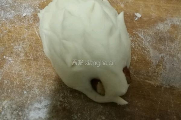 刺猬馒头的做法图解4