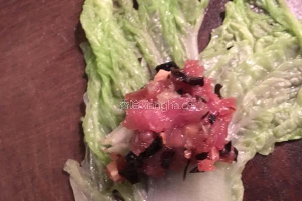 肉酿白菜卷的做法图解7