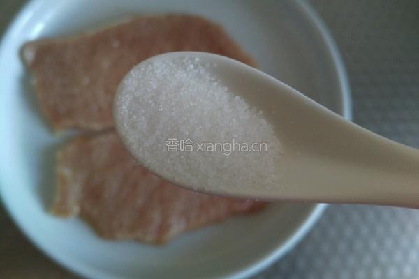 自制黑胡椒猪排的做法图解2