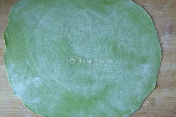 蔬汁手擀面的做法图解4