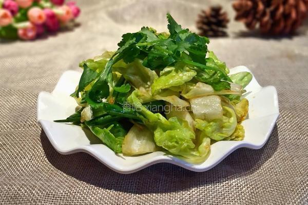 凉拌生菜的做法图解8