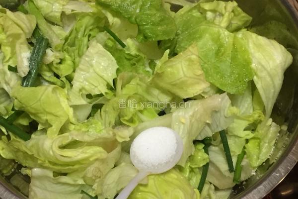 凉拌生菜的做法图解2