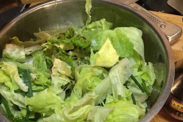 凉拌生菜的做法图解4