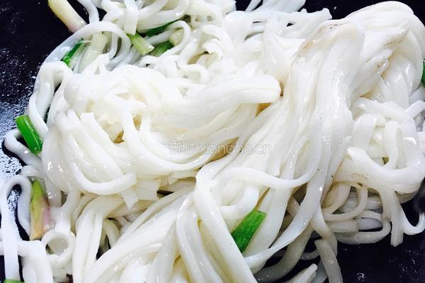 鲜味素炒山水河粉的做法图解4