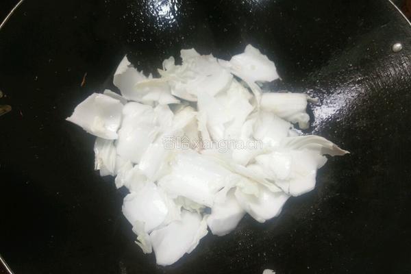 白菜炒肉末的做法图解4