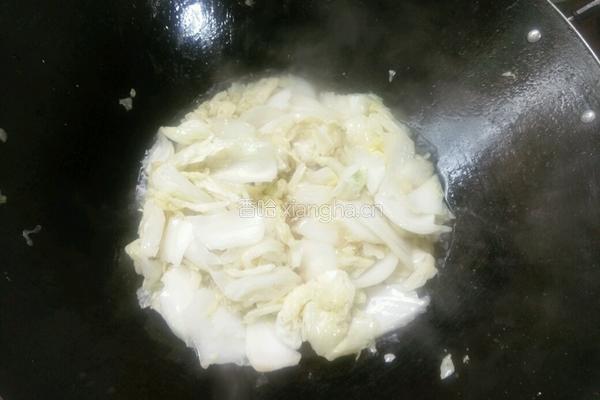 白菜炒肉末的做法图解6