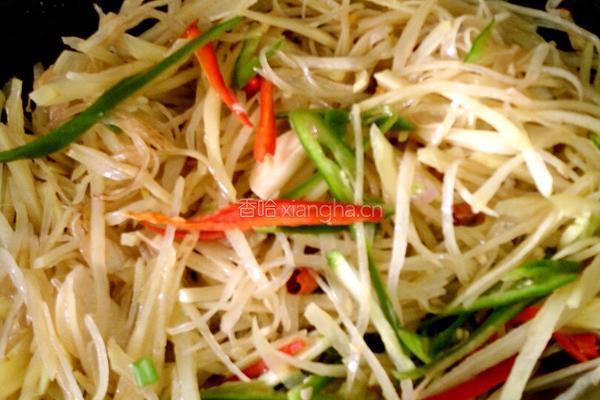 醋溜土豆丝的做法图解5