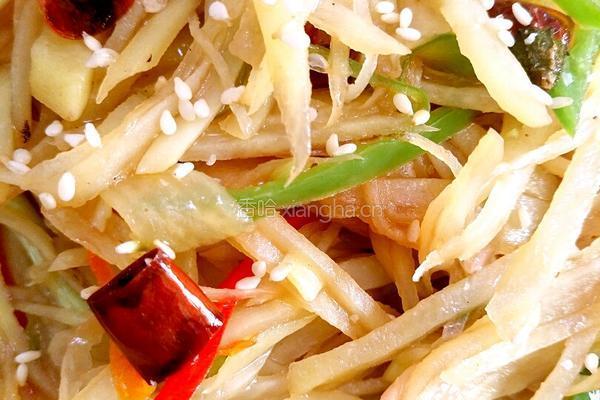 醋溜土豆丝的做法图解7