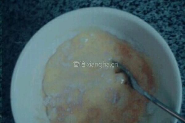 微波炉蛋糕的做法图解5