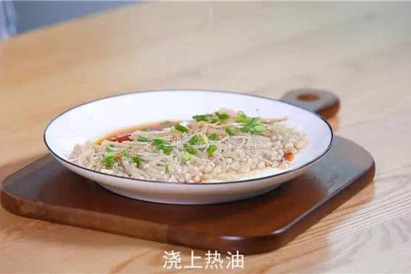 葱油金针菇的做法图解5