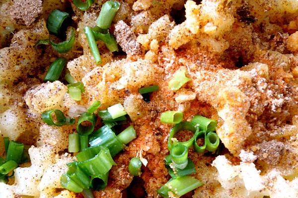 孜然土豆花的做法图解3
