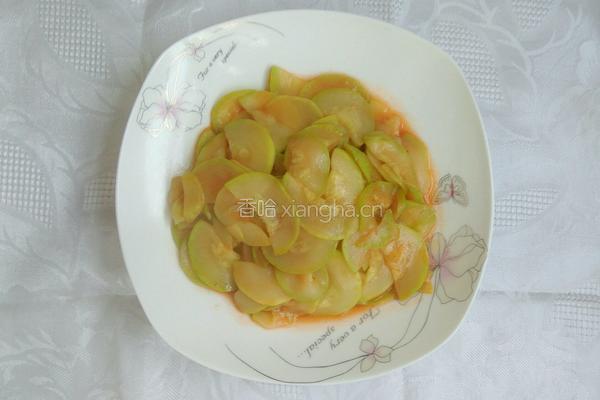 番茄酱炒西葫芦的做法图解5