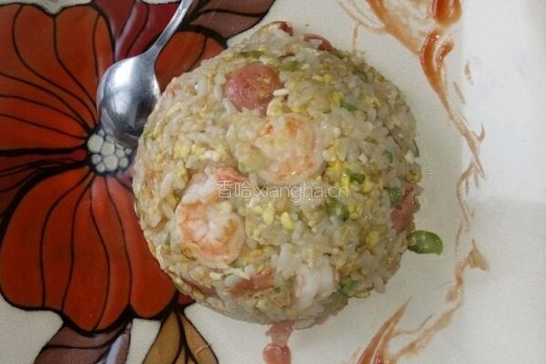 大虾炒饭的做法图解7