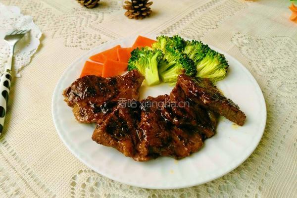 黑椒汁煎牛肉片的做法图解6