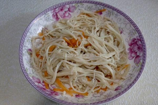 金针菇炒鸡蛋的做法图解6