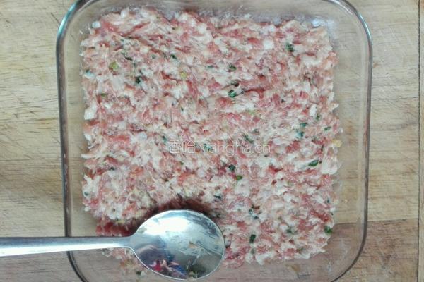 肉饼蒸蛋的做法图解2