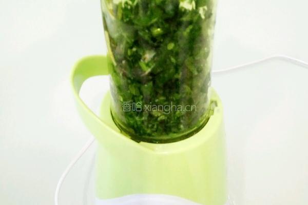 菠菜蛋糕（蒸）的做法图解2