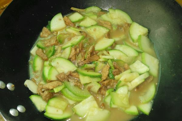 生瓜肉片的做法图解8