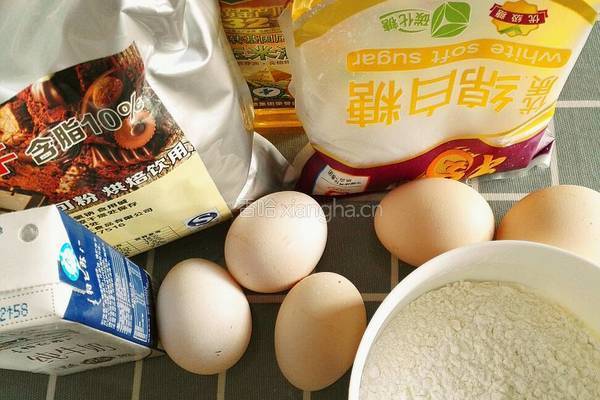 可可戚风蛋糕的做法图解1