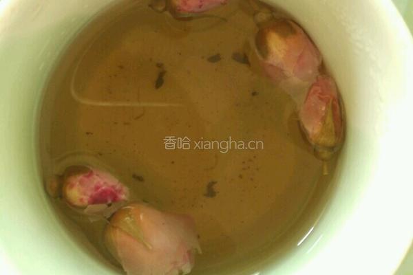 玫瑰奶茶的做法图解4
