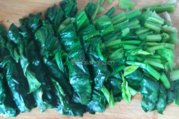 炒鸡蛋菠菜的做法图解3